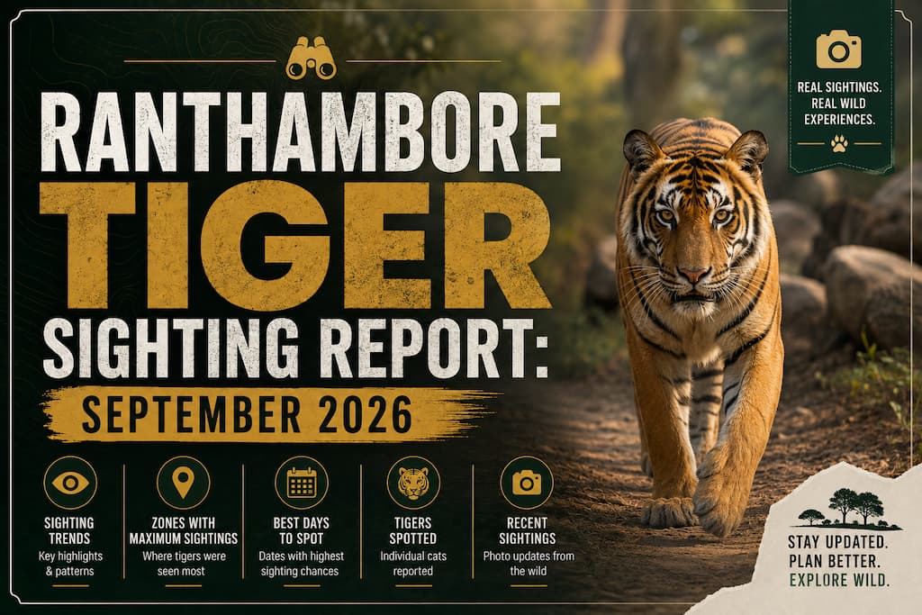 Ranthambore Tiger Sighting Report: September 2026