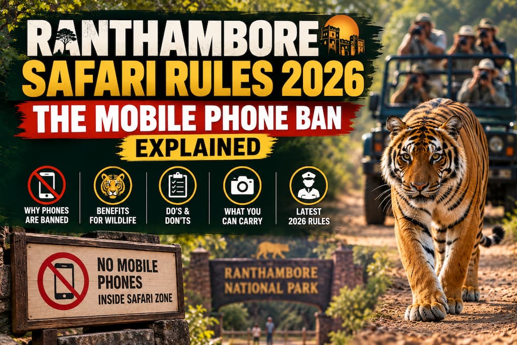 Ranthambore Safari Rules 2026: The Mobile Phone Ban Explained