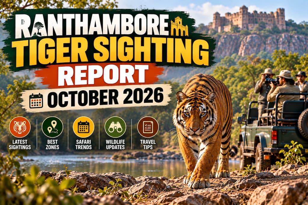 Ranthambore Tiger Sighting Report: October 2026