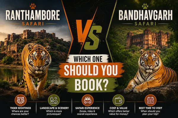 Ranthambore vs Bandhavgarh Safari: Which One Should You Book?
