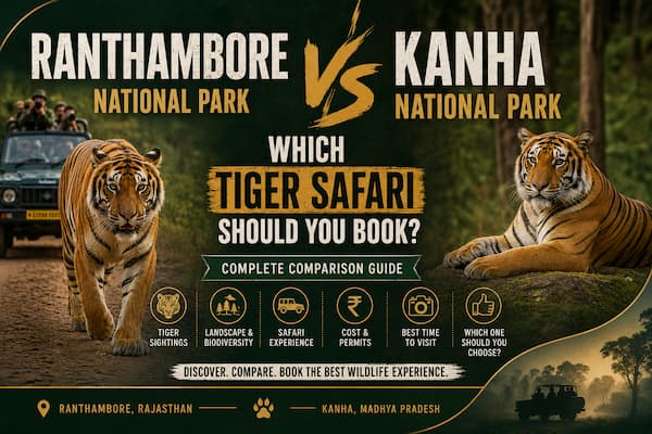 Ranthambore vs Kanha National Park: Which Tiger Safari Should You Book?