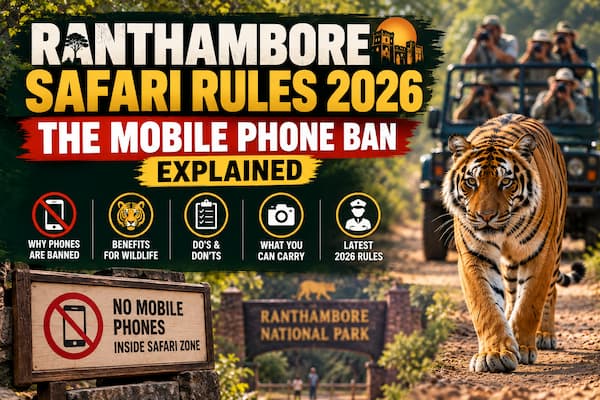 Ranthambore Safari Rules 2026: The Mobile Phone Ban Explained